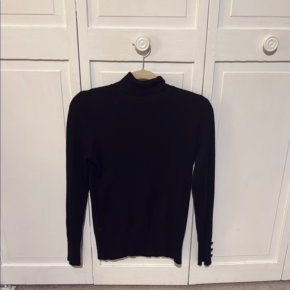Black Turtleneck Sweater
